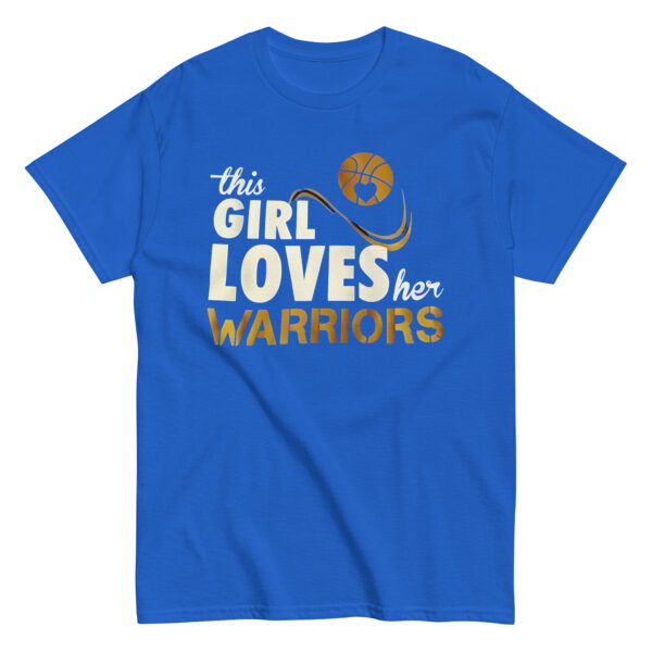This girl loves warriors